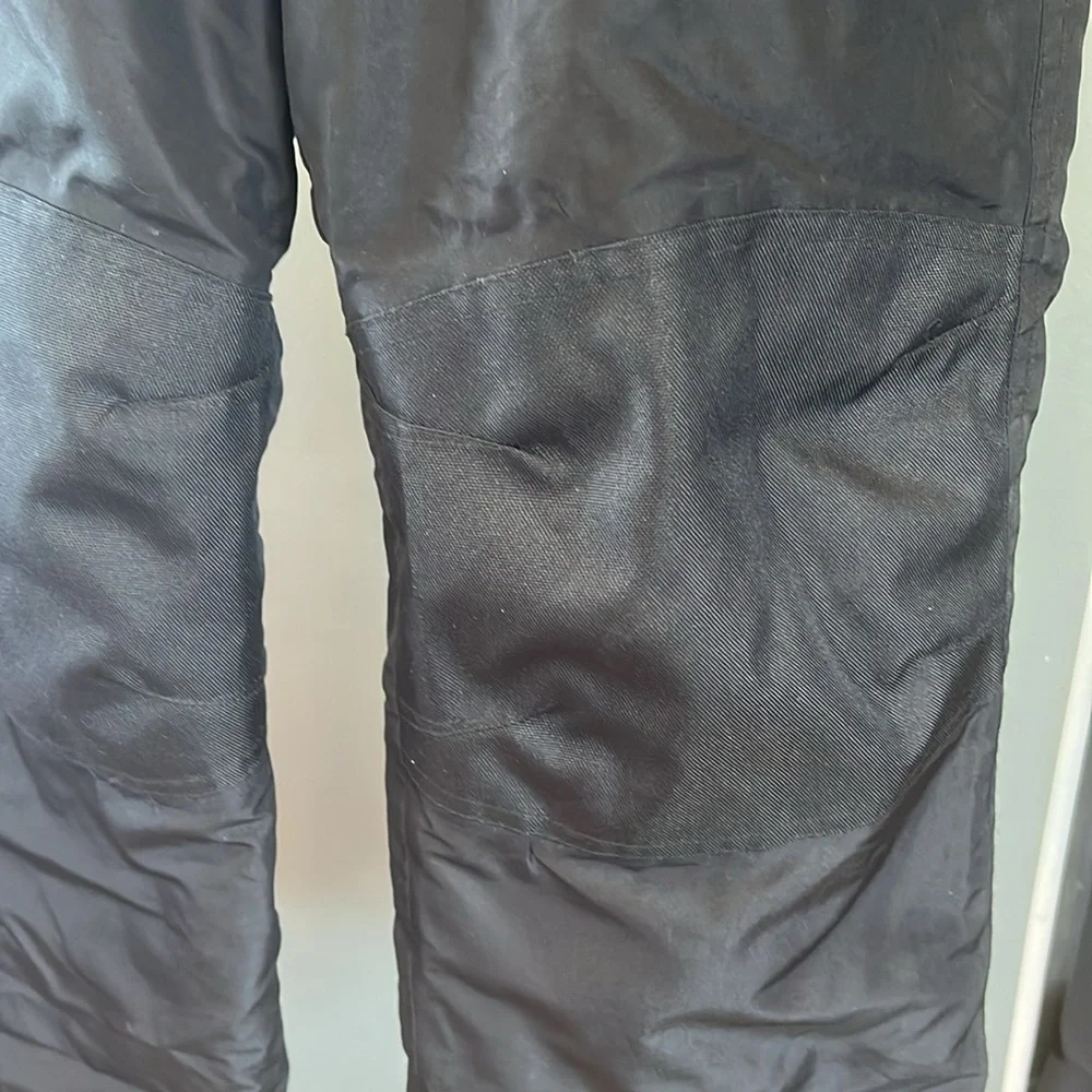 🥑Champion snowboarding ski snow pants black adjustable waist cargo medium 8-10
